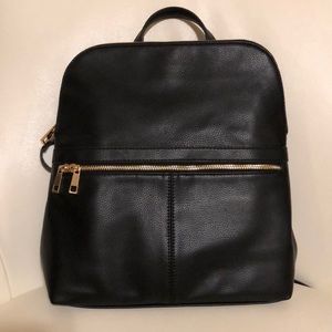 Black Backpack Purse